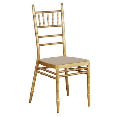 Golden Metal Frame Chiavari Banquet Chair for Restaurants