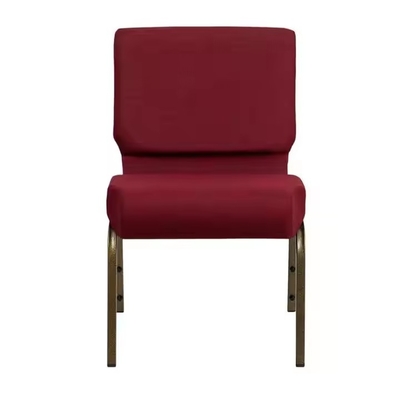 Fabric Stacking Church Chairs with Lumbar Support H88xW47xL55cm