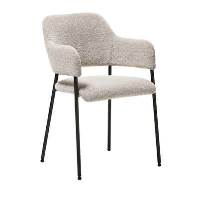 Custom Color Velvet Dining Chair with Metal Legs 54x55x82cm