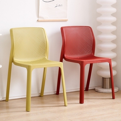 Modern Stackable PP Plastic Dining Chair 48x58x83.5cm