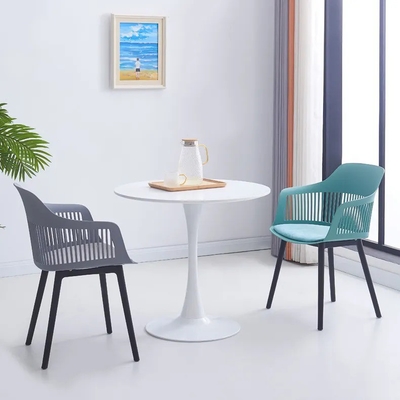 Modern Plastic Dining Chair for Kitchen Living Room Hotel