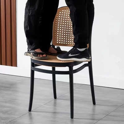Modern Plastic Wicker Dining Chair for Hotel and Home