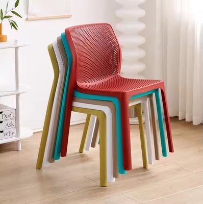 Heavy Duty PP Plastic Stackable Dining Chair 48x58x83.5cm