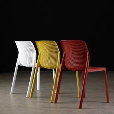 Heavy Duty PP Plastic Stackable Dining Chair 48x58x83.5cm