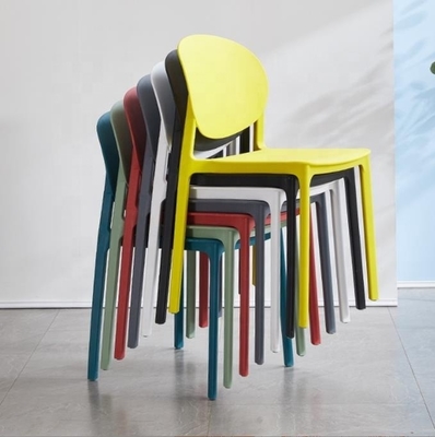 Modern Stackable Polypropylene Dining Chair 45x45x80cm