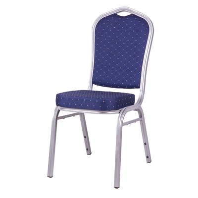 22kg Blue Fabric Banquet Chair for Hotels and Restaurants