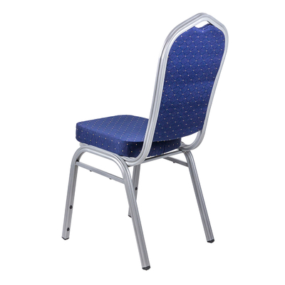 22kg Blue Fabric Banquet Chair for Hotels and Restaurants