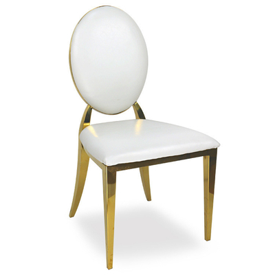 Golden Stainless Steel Banquet Chair for Hotels Restaurants