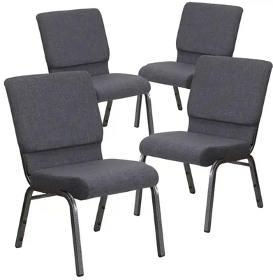 Stackable Fabric Church Chairs Custom Color 50PCS MOQ