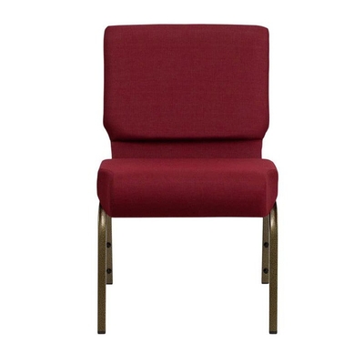 Commercial Stacking Church Chairs Metal Frame Padded Theater Seating