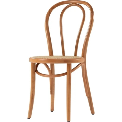 Moderne Rotan Eetkamerstoel Massief Houten Frame Aangepaste Kleuren