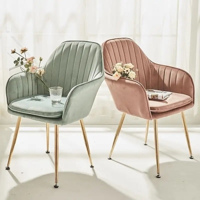 Modern Gray Upholstered Dining Chair OEM ODM Customizable