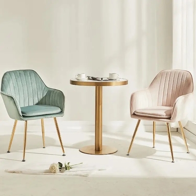 Modern Gray Upholstered Dining Chair OEM ODM Customizable