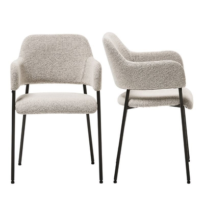 Custom Color Velvet Dining Chair with Metal Legs 54x55x82cm