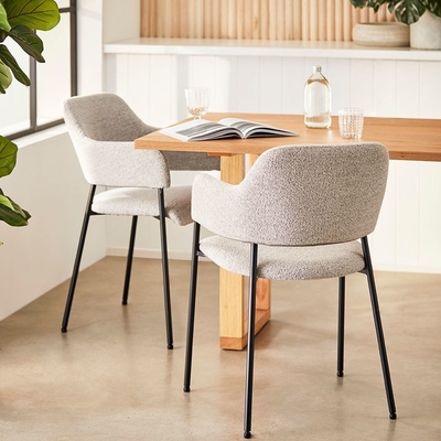 Custom Color Velvet Dining Chair with Metal Legs 54x55x82cm