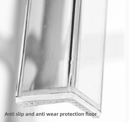 Clear Acrylic Stackable Bar Stools with Curved Backrest