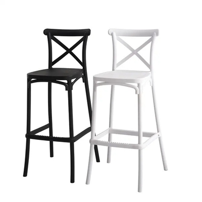 Stackable PP Plastic Bar Stools for Commercial and Outdoor Use